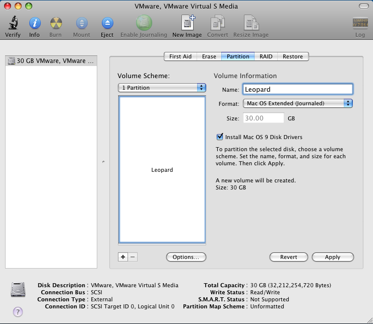 mac os x 10.5.5 leopard vmware image download